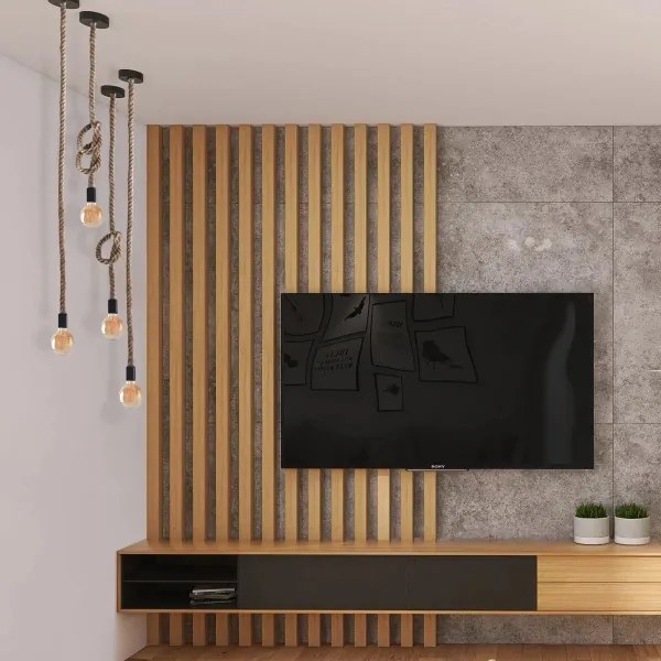 Lampadario LED a sospensione con filo ROPE 1xE27/8W/230V