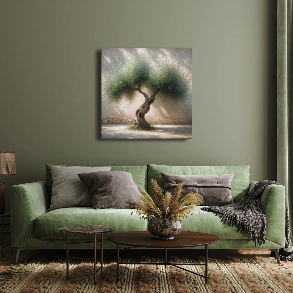 Quadro su tela – Vecchio ulivo nel Mediterraneo