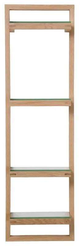 Mensola a muro in legno di quercia, altezza 81 cm Zone - Wireworks