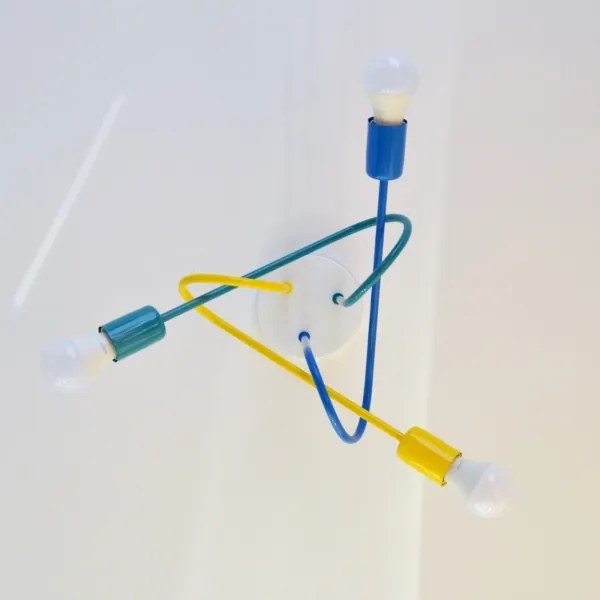Lampadario LED da soffitto per bambini OXFORD 3xE27/15W/230V