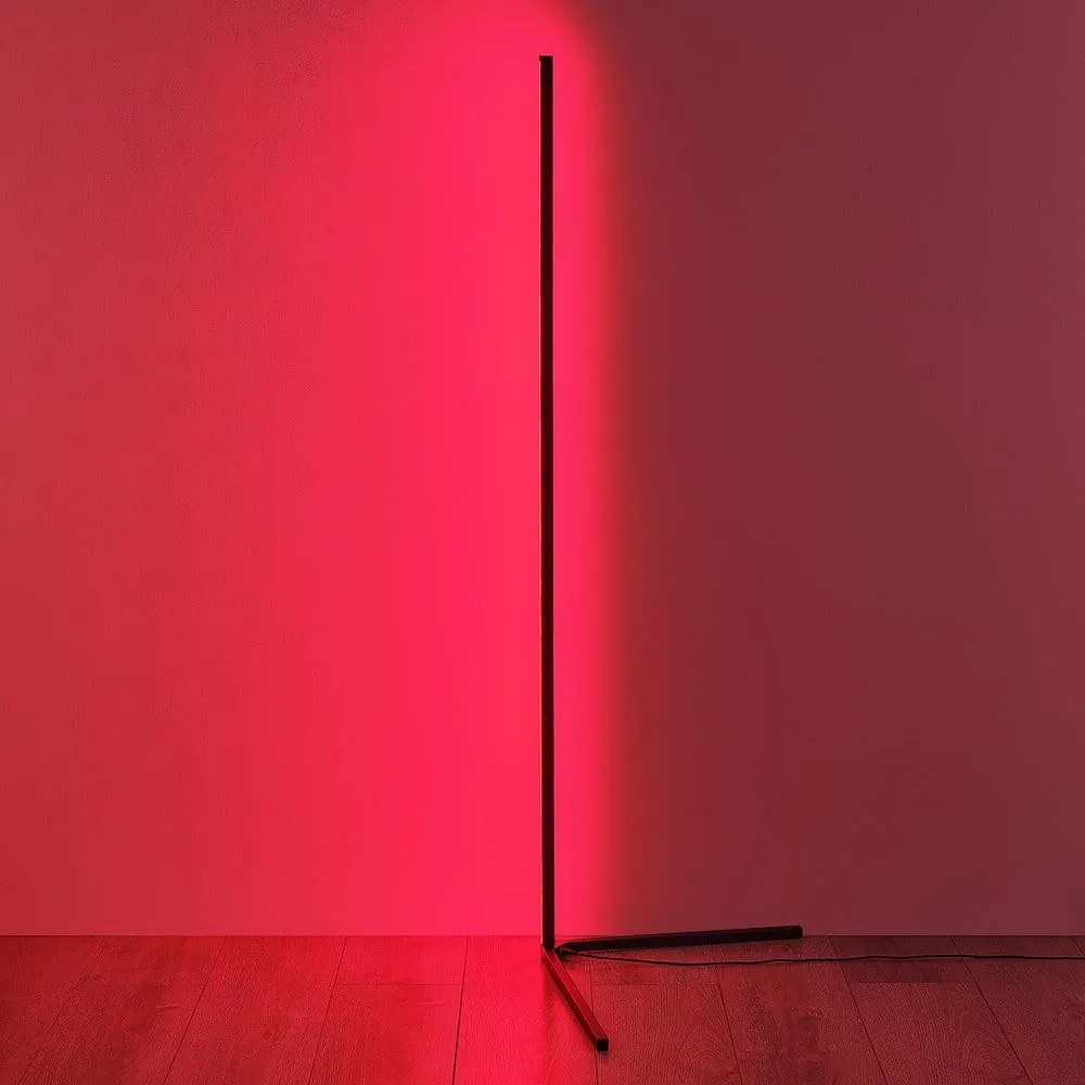 Lampada da terra a LED nera (altezza 141 cm) Level - Reality