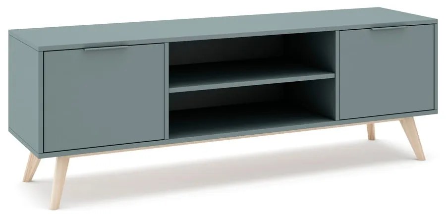 Mobile TV verde-grigio 140x53 cm Pisco - Marckeric