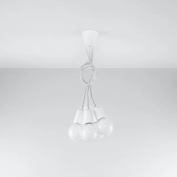 Lampadario a sospensione con filo DIEGO 5xE27/60W/230V