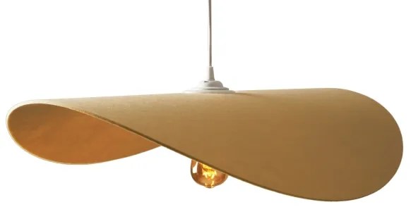 MAXLIGHT P0585 - Lampadario a sospensione con filo PAN 1xE27/15W/230V diametro 60 cm color crema