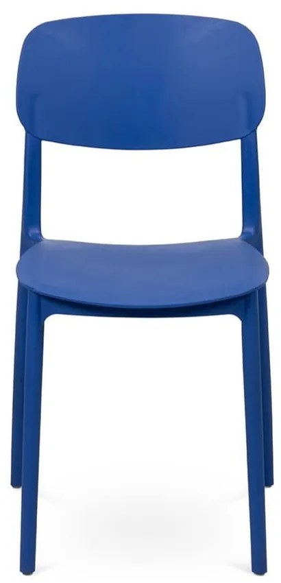 Sedia da esterno blu in plastica Hébé – Bonami Essentials