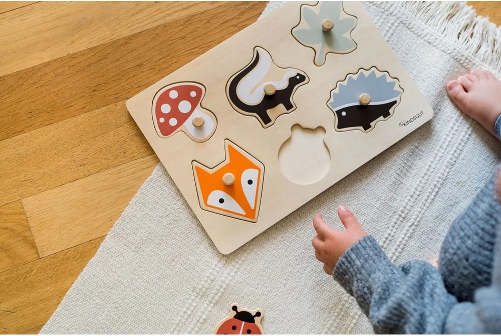 Puzzle in legno (6 pezzi) Forest - Kindsgut