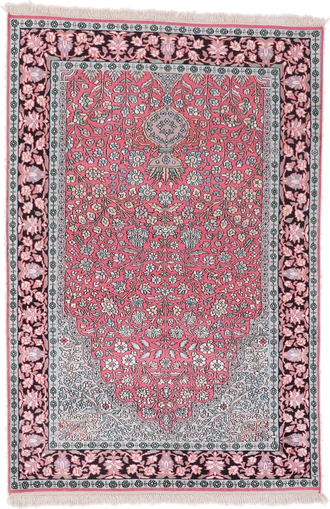 Cashmere Silk Tappeto 130 x 190 (Indian) Annodato A Mano