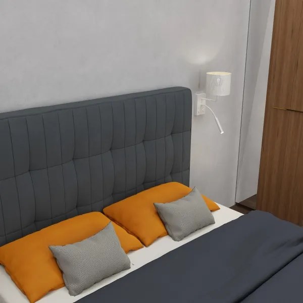 Applique LOFT SHADE 1xE27/60W+1xG9/8W/230V bianco/oro