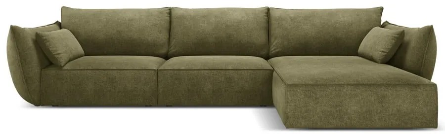 Divano angolare verde (angolo destro) Vanda - Mazzini Sofas