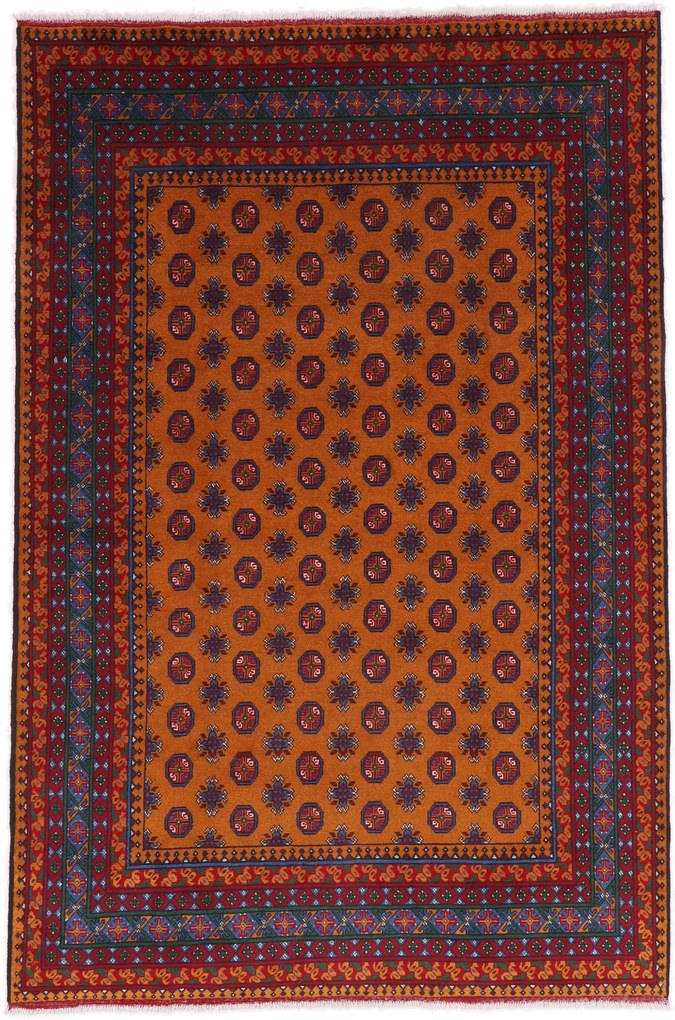 Afghan Tappeto 200x300 (Afghanistan) Annodato A Mano