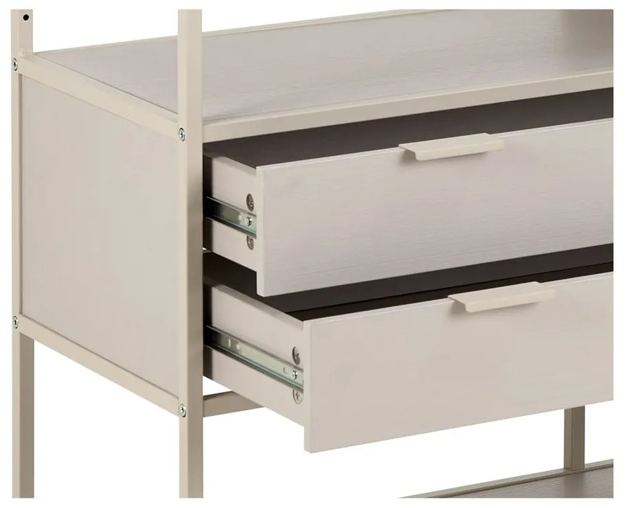 Libreria grigia 114x78x35 cm Seaford - Actona