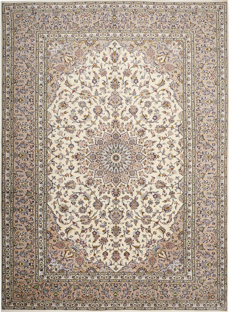 Kashan Tappeto persiano 250x340 Beige (Iran) Annodato A Mano