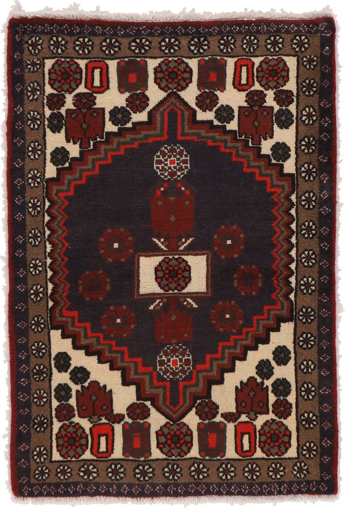 Hamedan Tappeto 70 x 110 (Iran) Annodato A Mano