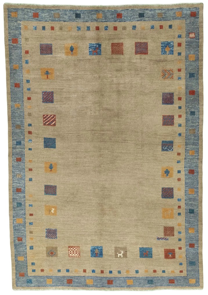 Gabbeh Tappeto persiano 200x290 Marrone (Iran) Annodato A Mano