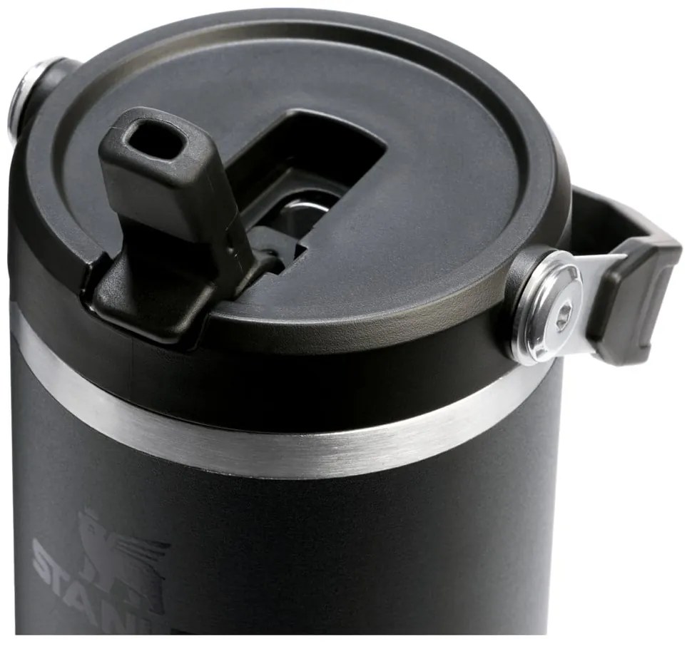 Borraccia termica nera in acciaio inox 890 ml IceFlow™ Flip Straw 2.0 Tumbler Black – Stanley