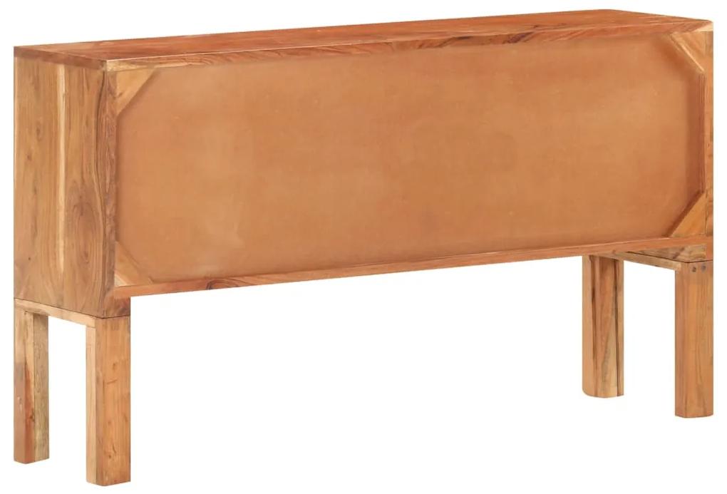 Credenza 116x30x66 cm in legno massello di acacia