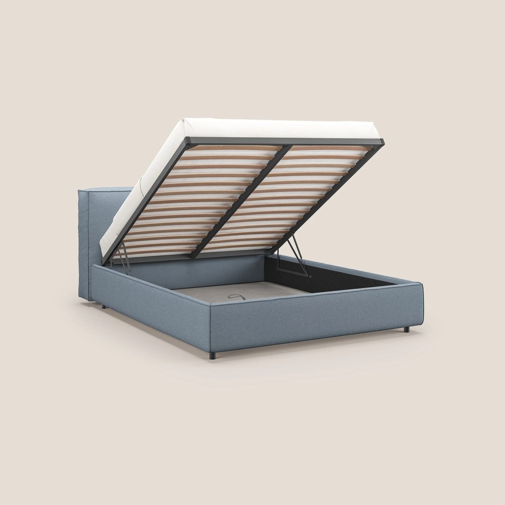 Cocoon letto imbottito contenitore sfoderabile in bouclet impermeabile T07 carta da zucchero