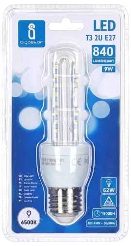 Lampadina LED E27/9W/230V 6500K - Aigostar