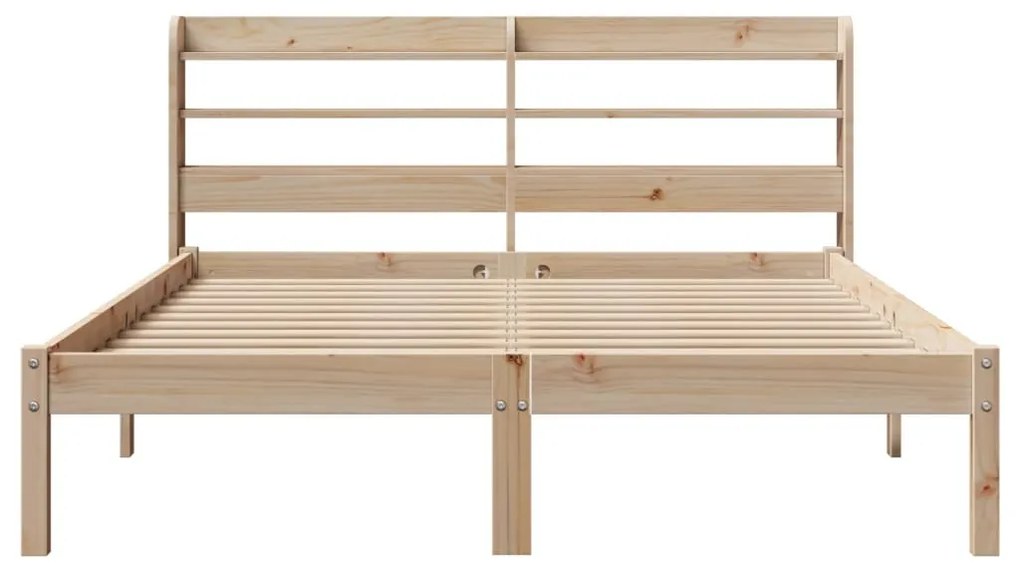Letto senza materasso 120x200 cm in legno massello di pino