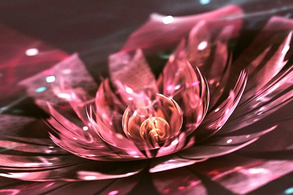 Stampa su tela – Illusione floreale