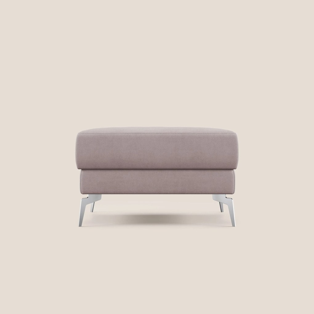Star Pouf con piedini alti in tessuto impermeabile T02 rosa