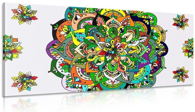 Quadro su tela – Mandala verde