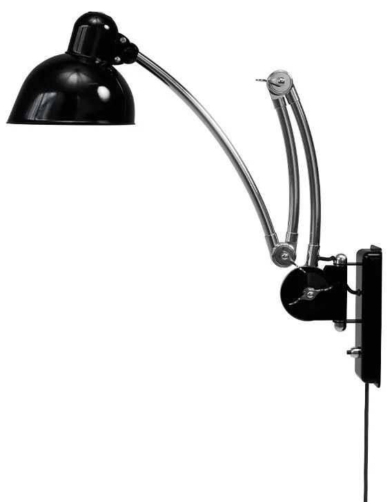 Fritz Hansen - KAISER idell™ 6559-W Applique da Parete Nero/Cromo Fritz Hansen