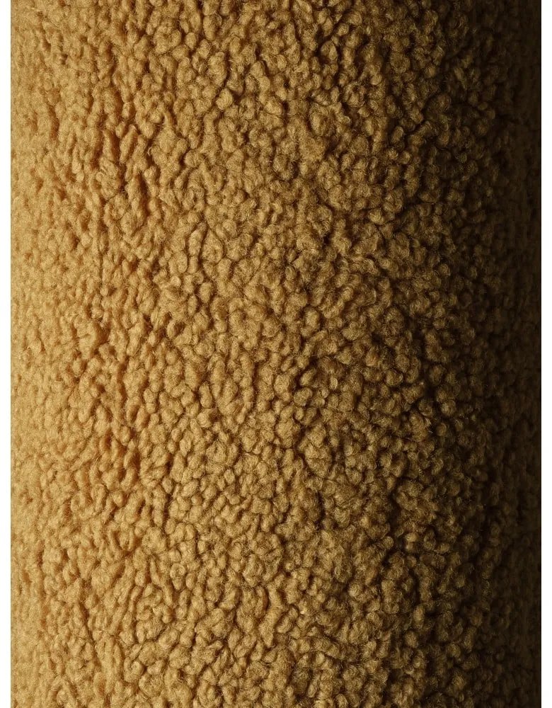 Poltrona per bambini marrone con rivestimento in bouclé Cloud – Wigiwama