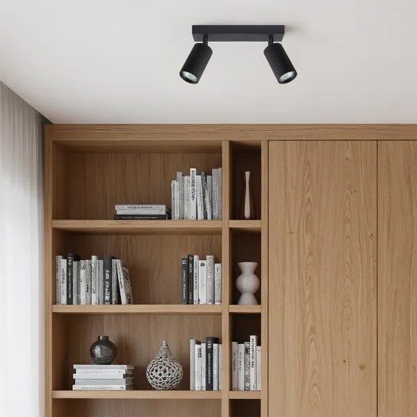 Brilagi - Faretto LED RGBW dimmerabile SELE MODERN 2xGU10/4,8W/230V nero