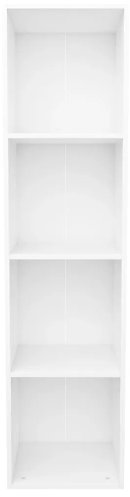 Libreria / Mobile TV Bianco 36x30x143 cm in Legno Multistrato