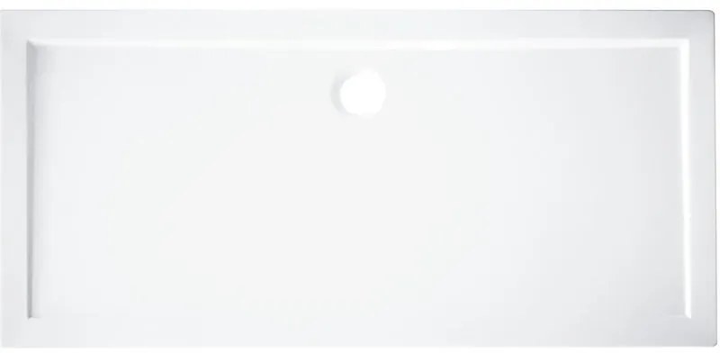 Piatto doccia SENSEA in pmma Essential bianco L 80 x L 160 x H 5 cm lucido