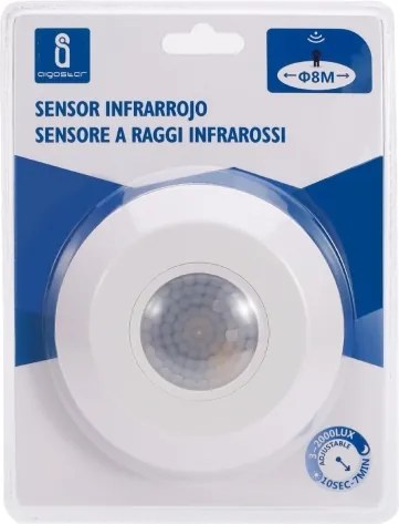 Aigostar - Sensore di movimento a infrarossi 230V bianco