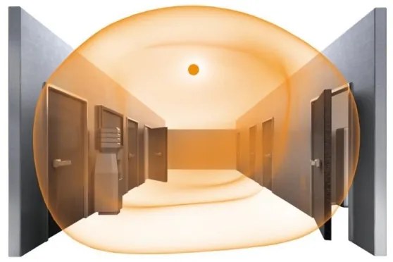 Steinel 069681-Lampada da bagno LED con sensore RSPRO P1 9,4W/230V 3000K IP54