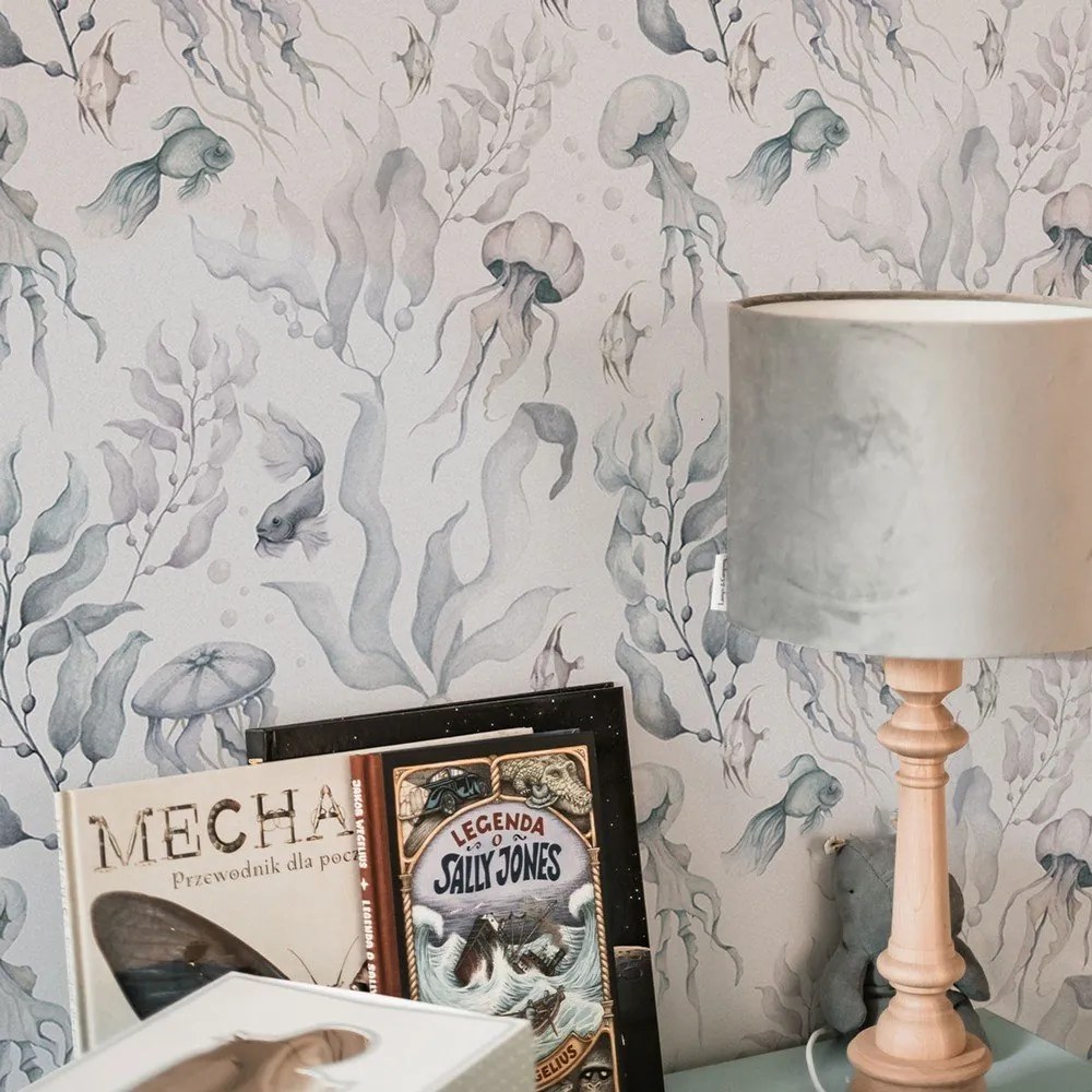 Carta da parati per bambini in tessuto non tessuto 100 cm x 280 cm Magic of the Ocean - Dekornik