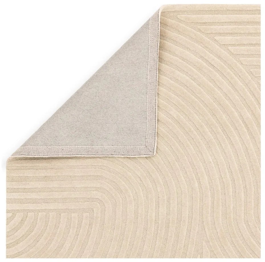Tappeto in lana beige 160x230 cm Hague - Asiatic Carpets