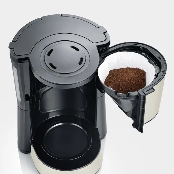 Severin KA 9575 - Macchina da caffè a filtro 1000W/230V beige/nera