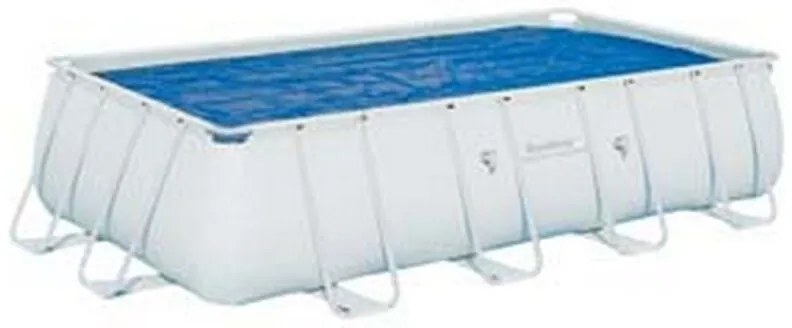 Telo termico copertura piscina rettangolare 'steel frame' - per piscine CM.732X366 (ART.58228)