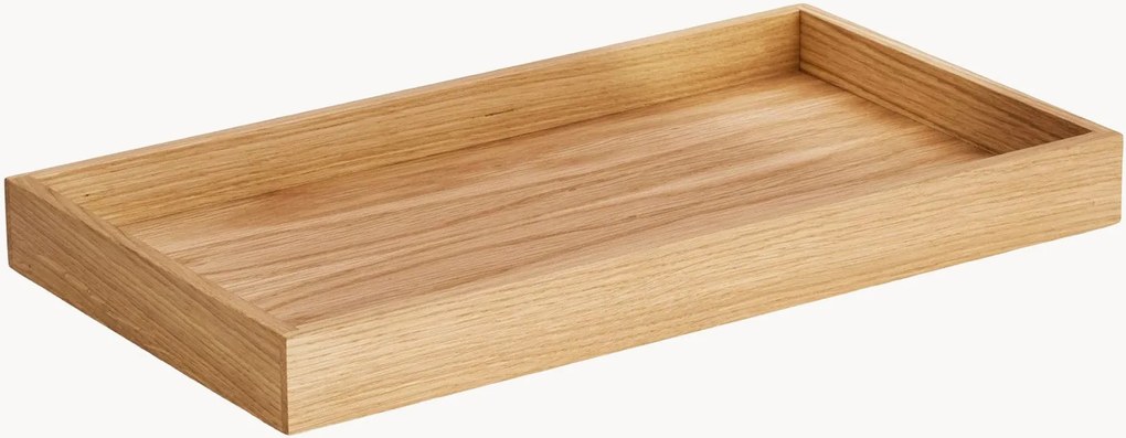 Vassoio decorativo in legno di quercia fatto a mano Valet