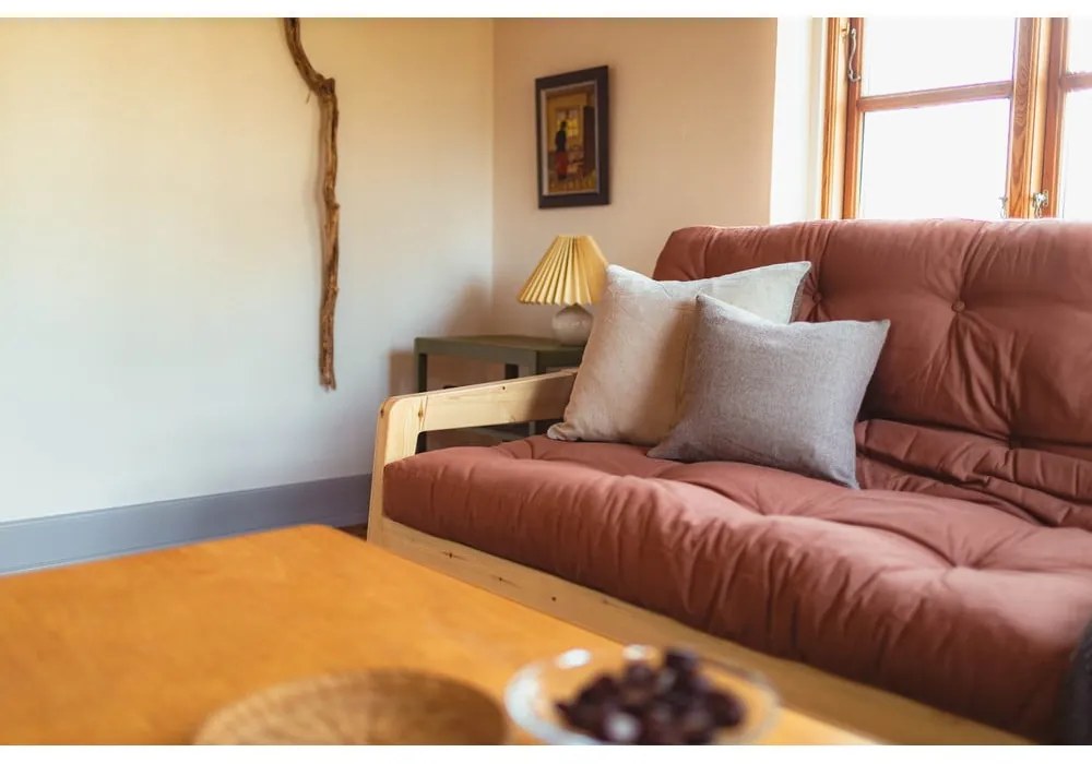 Divano letto arancione 204 cm Grab - Karup Design