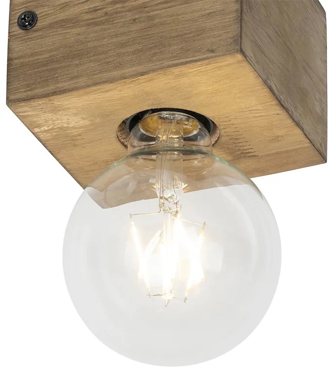 Applique da parete rustica in legno vintage - Bloc
