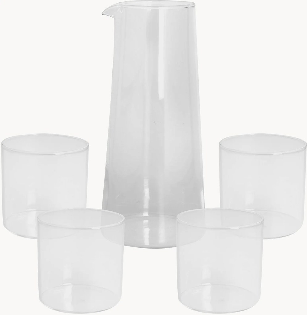 Set caraffa e bicchieri Lyra 5 pz
