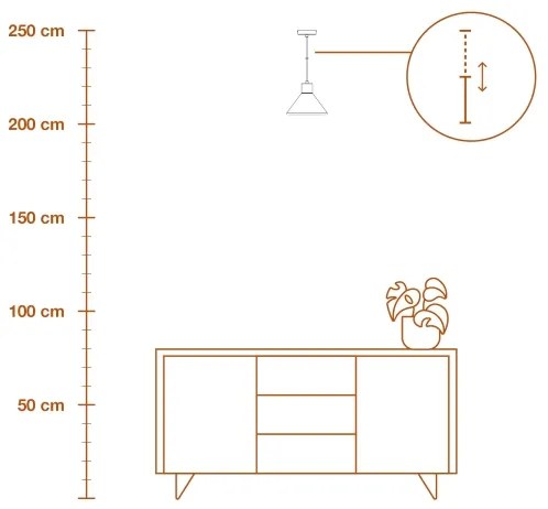 Ledvance - Lampadario a sospensione con filo DECOR PLASTER 1xE27/25W/230V diametro 22 cm gesso bianco
