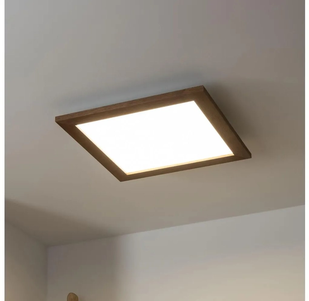 Brilagi -Plafoniera LED SLIMFRAME WOOD LED/36W/230V 49,5x49,5 cm marrone scuro