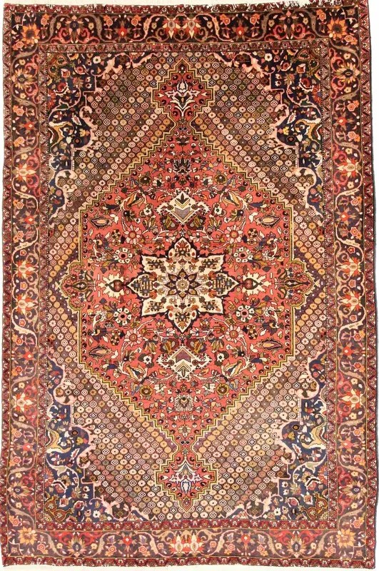 Bakhtiar Tappeto persiano 310x210 Rosso (Iran) Annodato A Mano