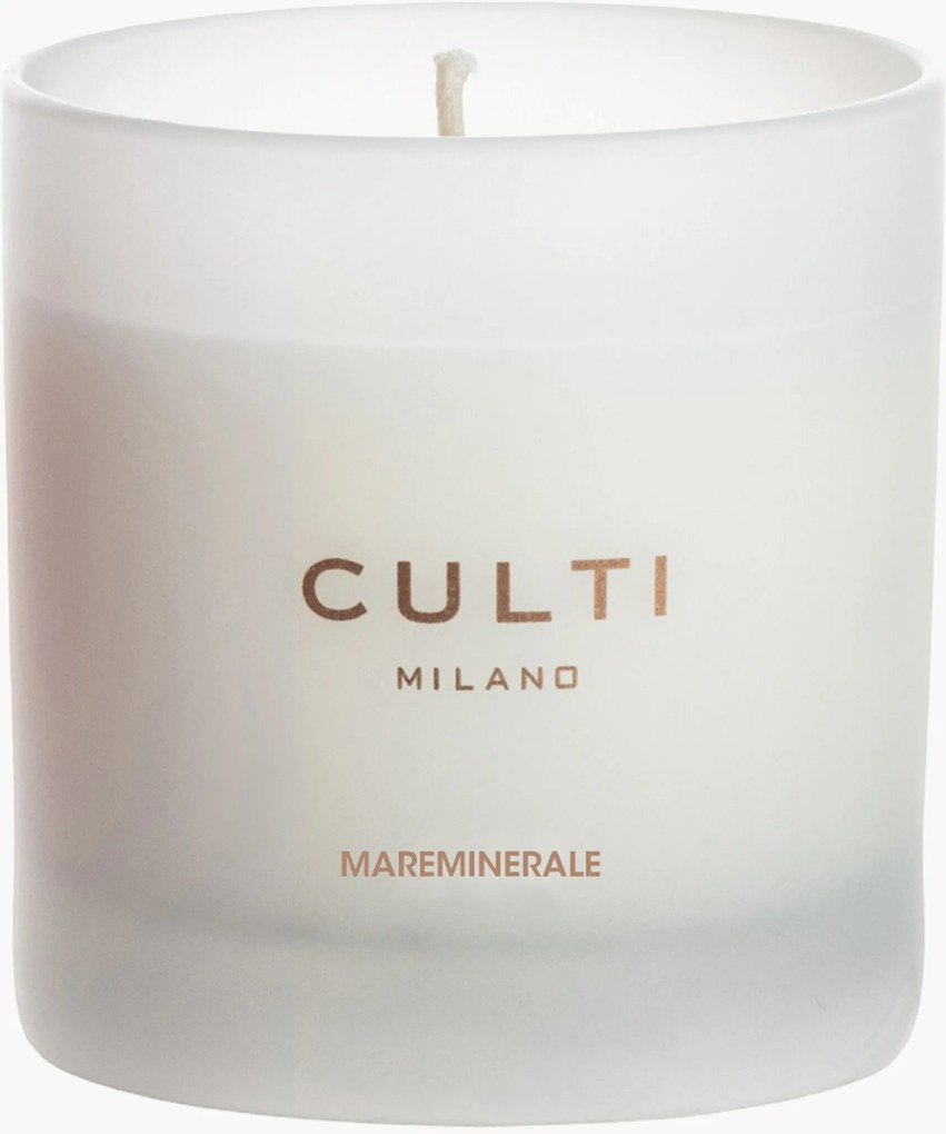 Candela profumata Mareminerale (accordo marino, resina, muschio minerale)