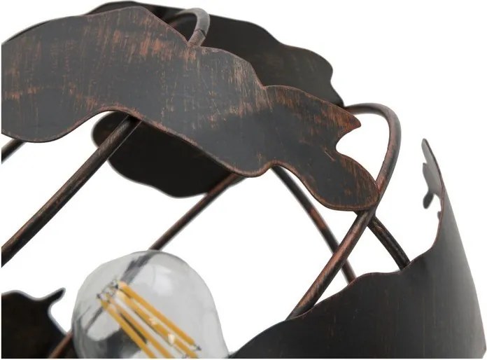 Lampada da tavolo nera con paralume in metallo (altezza totale 40 cm) World Industry – Mauro Ferretti