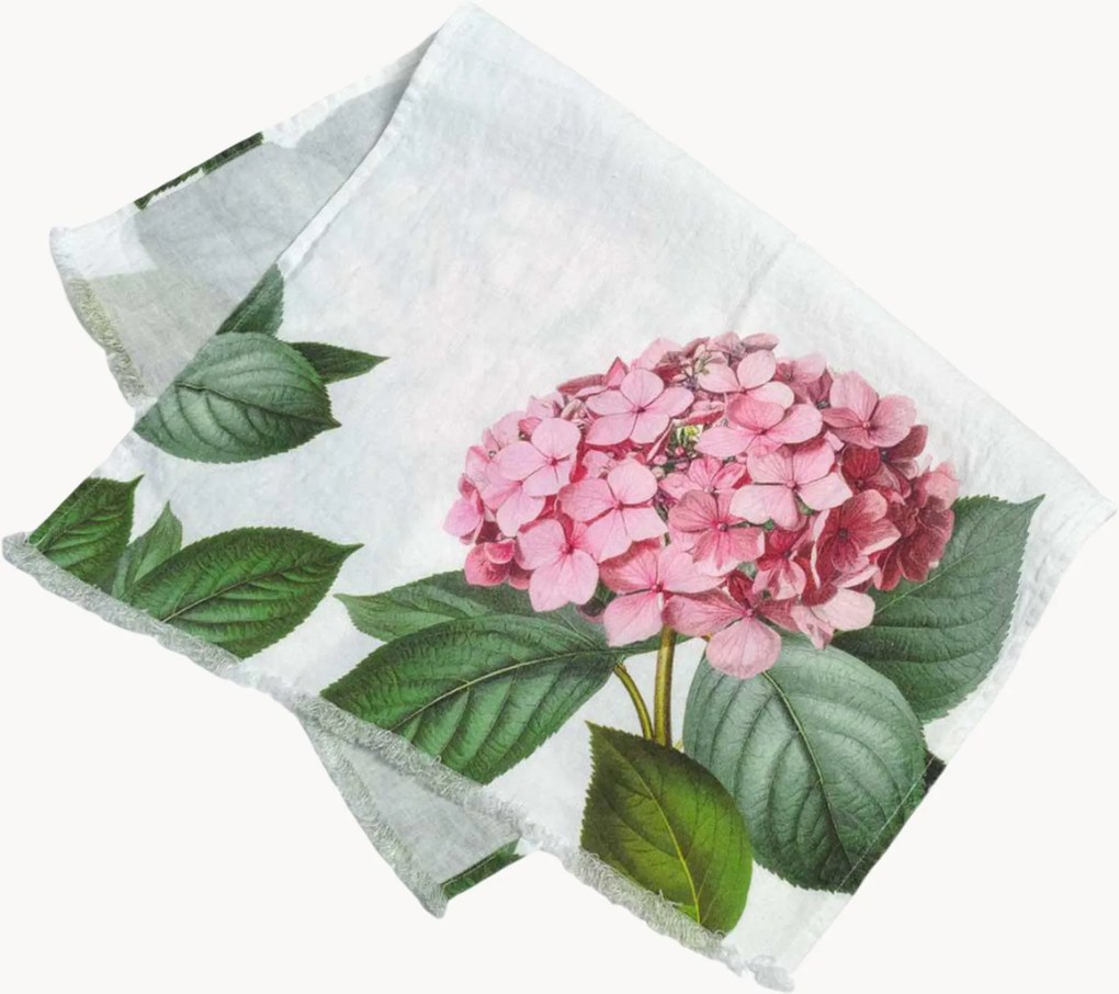 Asciugamano in lino Hydrangea