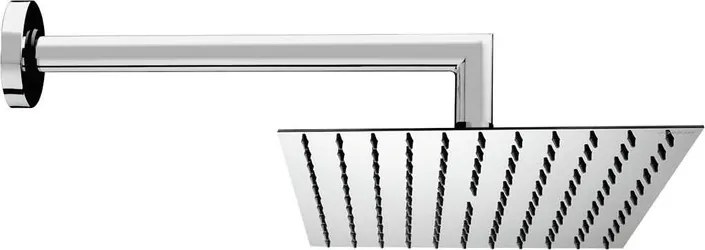 Soffione doccia BOSSINI Twiggy in ottone cromato L 25 x H 10 x P 25 cm