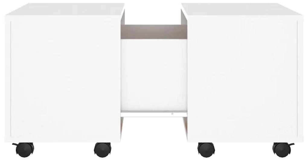 Tavolino da Salotto Bianco 60x60x38 cm in Legno Multistrato