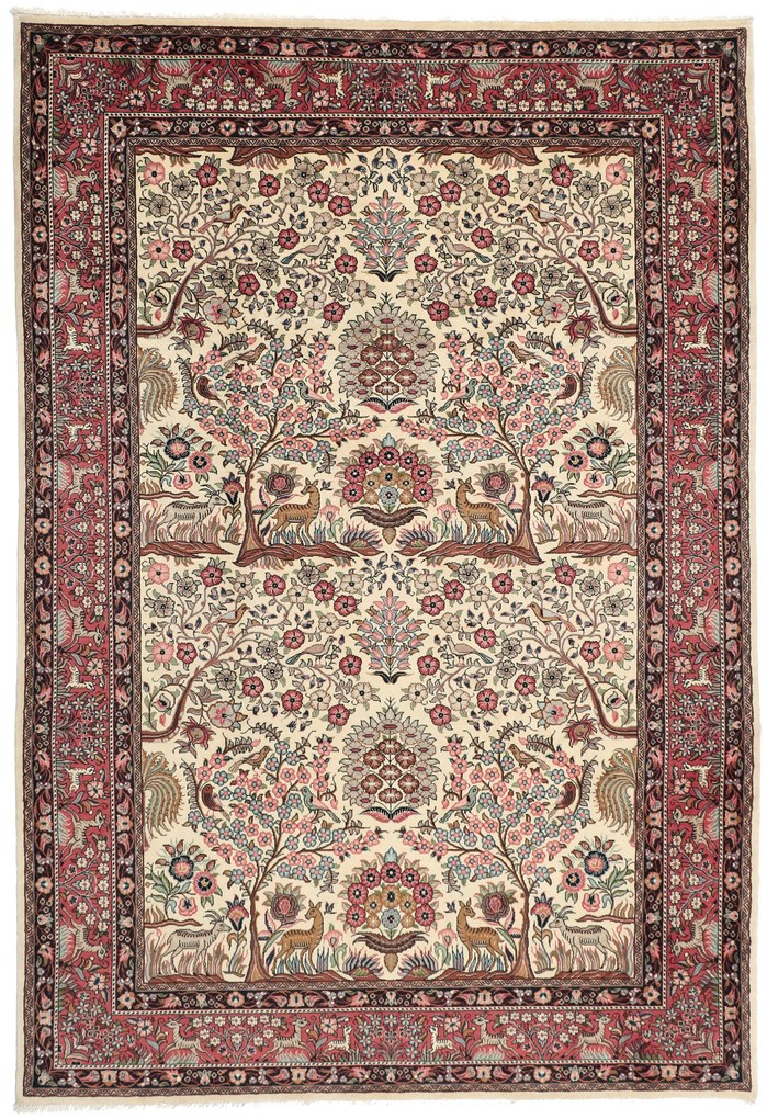 Sarouk Tappeto 300 x 210 (Iran) Annodato A Mano